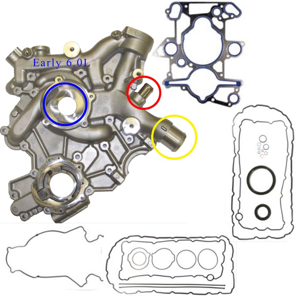 New Front Cover Assembly with Gaskets - Ford Powerstroke 6.0L - 2003-2004.5