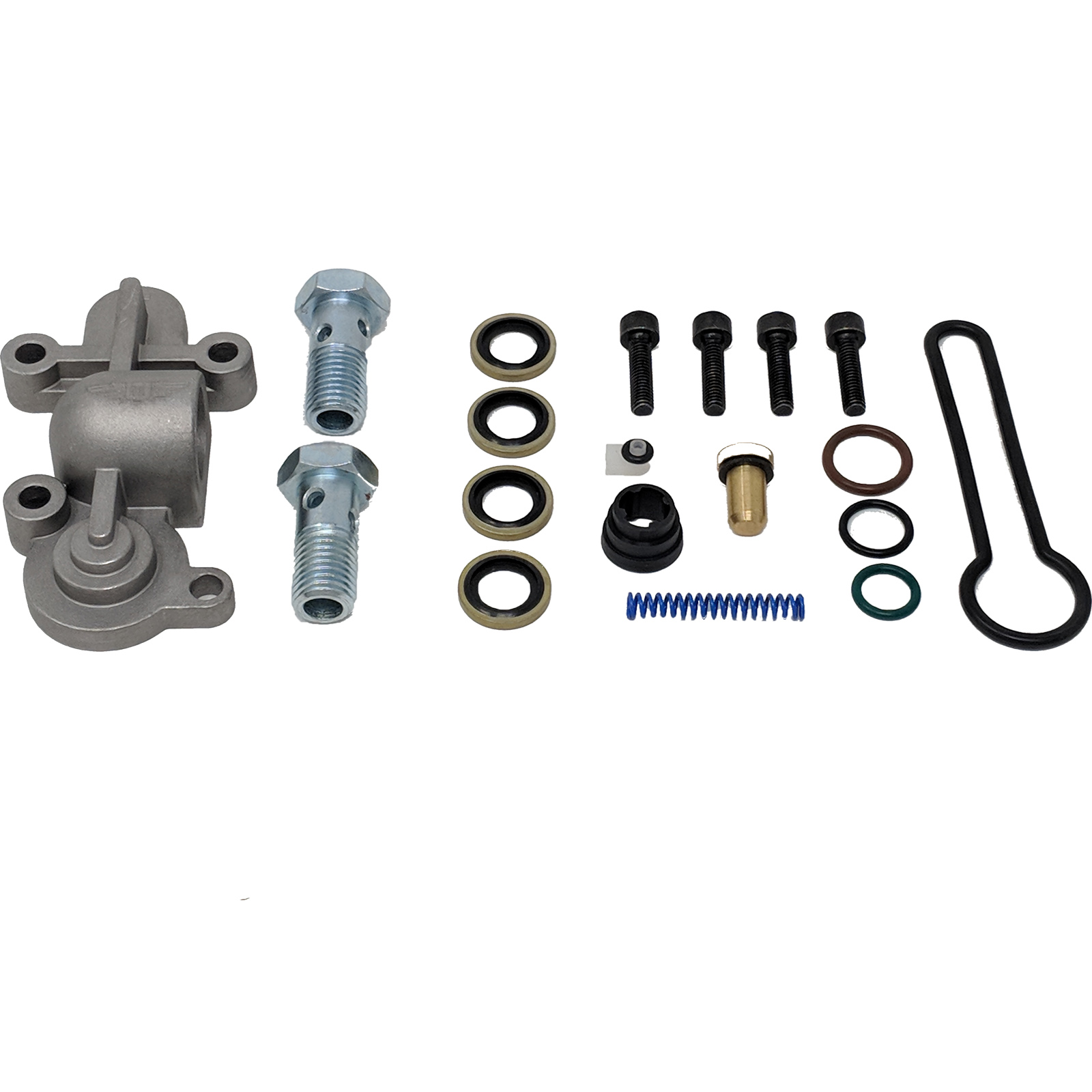 Blue Spring Upgrade Kit with Banjo Fittings- DK-FD6.0-BSKK