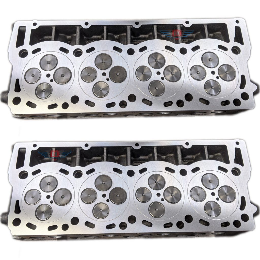 New Ford 6.4L Powerstroke O'Ringed Cylinder Heads (x2) Complete with